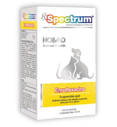 Rx Spectrum Enrofloxacina Suspensión