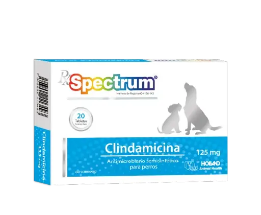 [0008HLL] Rx Spectrum Clindamicina 125mg