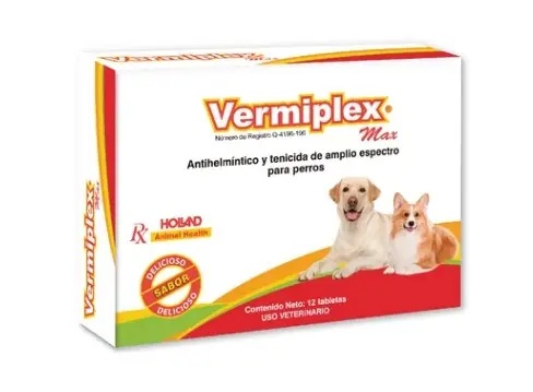 [24HF019] Vermiplex Max, 6 blísters x 2 tabletas