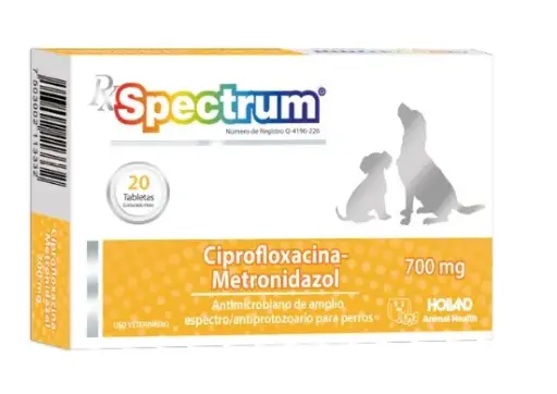 [25EF020] Rx Spectrum Ciprofloxacina-Metronidazol 700 mg