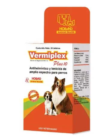 [25EF010] Vermiplex® Plus 10 blíster x 2 tab